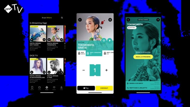 Nasce la DICE TV la tv di DICE. La piattaforma di ticketing e discovery
