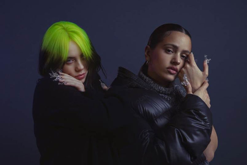 BILLIE EILISH e ROSALIA guarda il video di “Lo Vas A Olvidar”