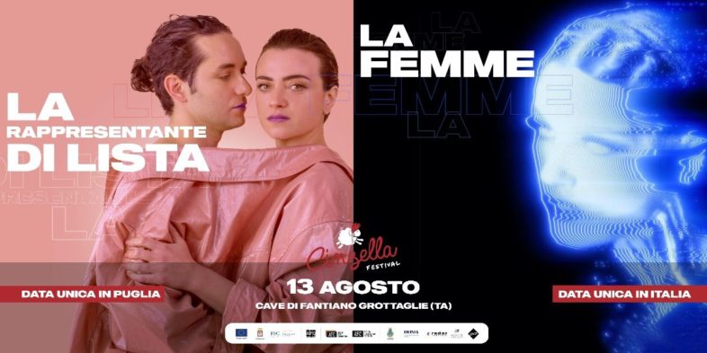 CINZELLA: LA RAPPRESENTANTE DI LISTA e LA FEMME per il festival di Michele Riondino