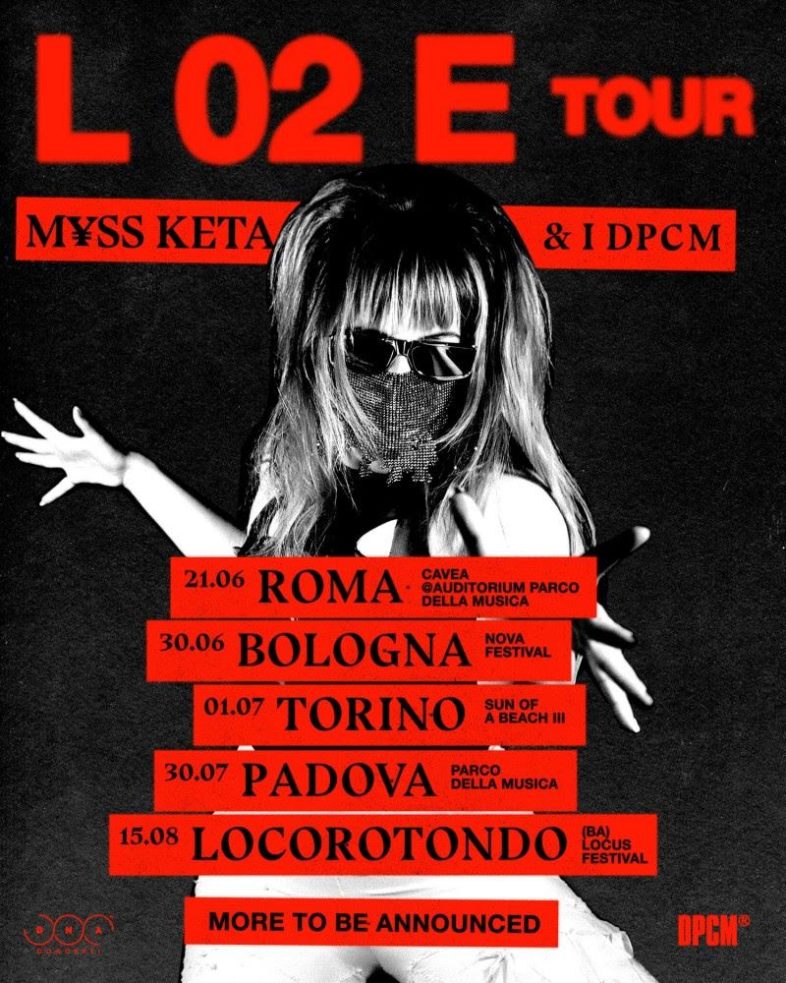 M¥SS KETA: parte da Roma il 21 giugno il tour, per la prima volta con la band