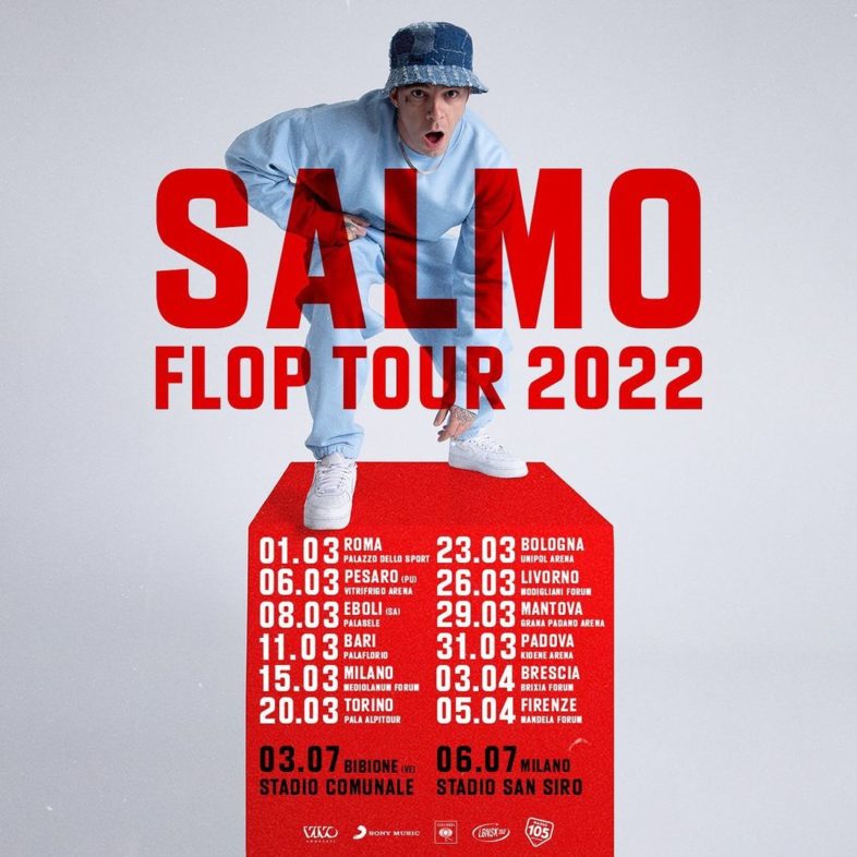 SALMO ecco le date del “Flop Tour 2022”. Info e Biglietti