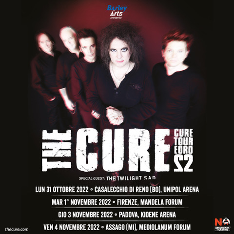 cure tour 2022 support