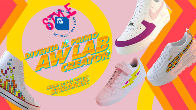 AW LAB presenta Style Lab per creare la tua sneaker