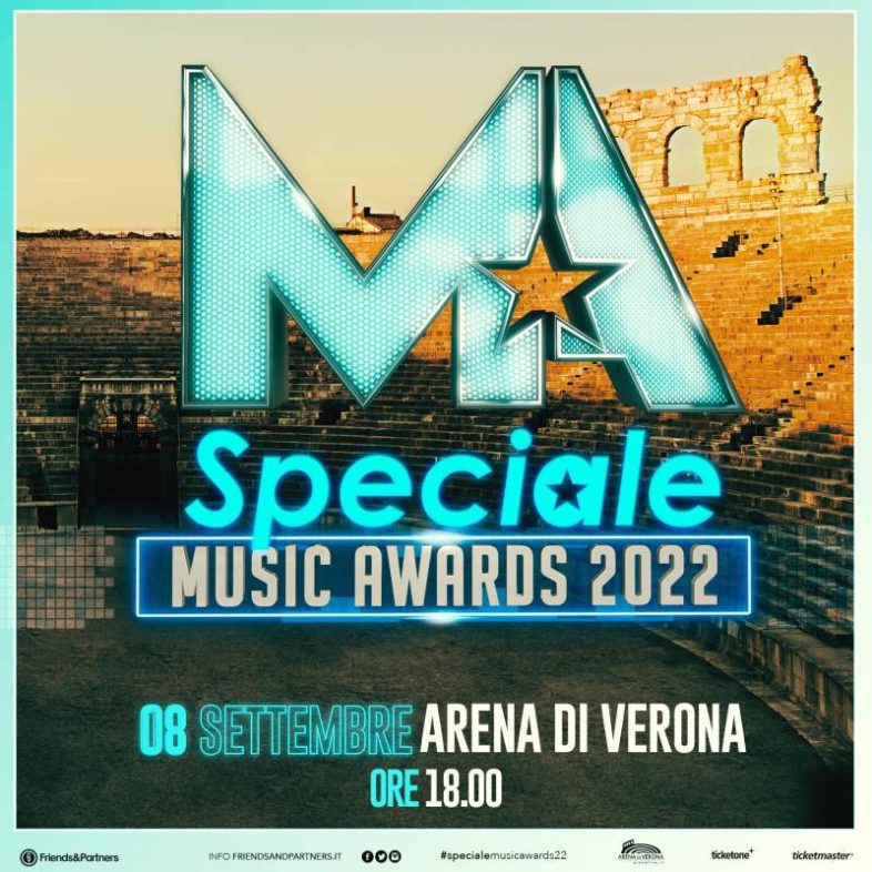 SPECIALE MUSIC AWARDS 2022 l’8 settembre all’Arena di Verona [Info e Biglietti]