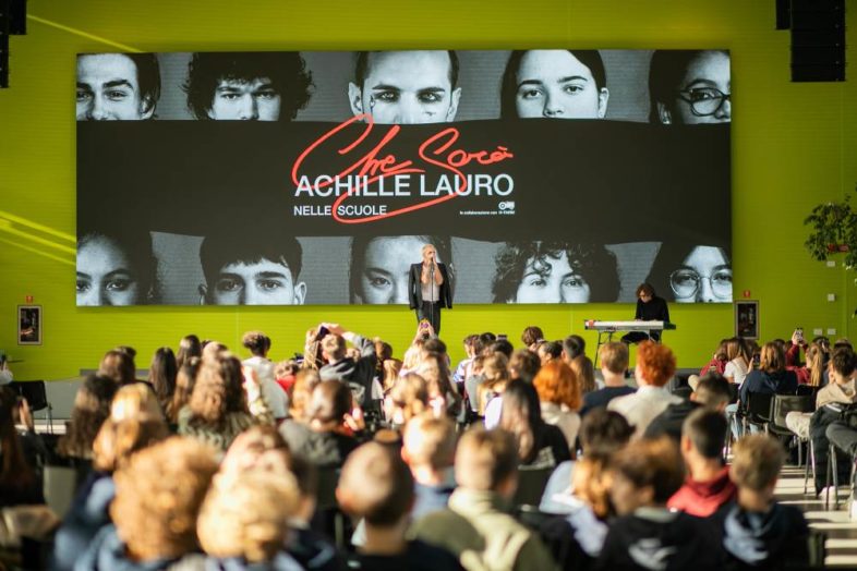 ACHILLE LAURO e il suo nuovo progetto intitolato “Achille Lauro nelle scuole”
