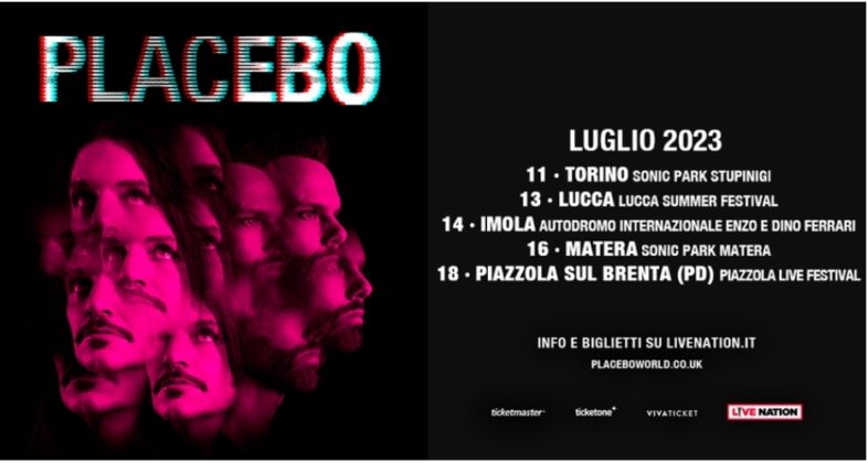 PLACEBO 5 concerti la prossima estate in Italia [info e biglietti]
