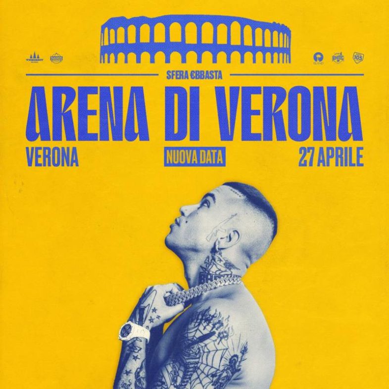 SFERA EBBASTA pour la première fois en concert à l'Arène de Vérone [Info e biglietti]