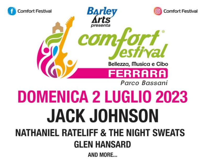 COMFORT FESTIVAL a Ferrara la lineup della 2^ edizione [Info e Biglietti]