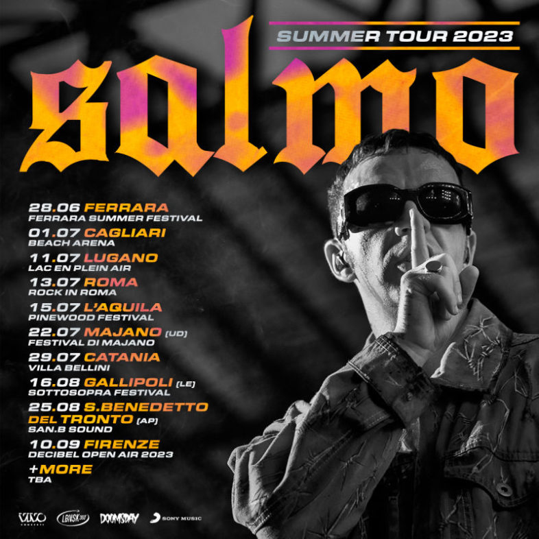 SALMO annuncia il tour estivo con tanti concerti per l’Italia [Info e biglietti]