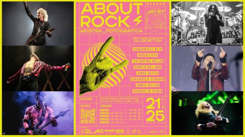 ABOUT ROCK – Le fotografie del rock in mostra a Teramo