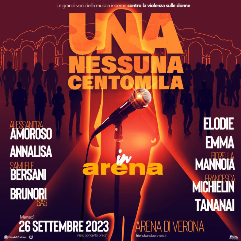 UNA NESSUNA CENTOMILA all’ARENA di Verona il 26 settembre [Info e biglietti]