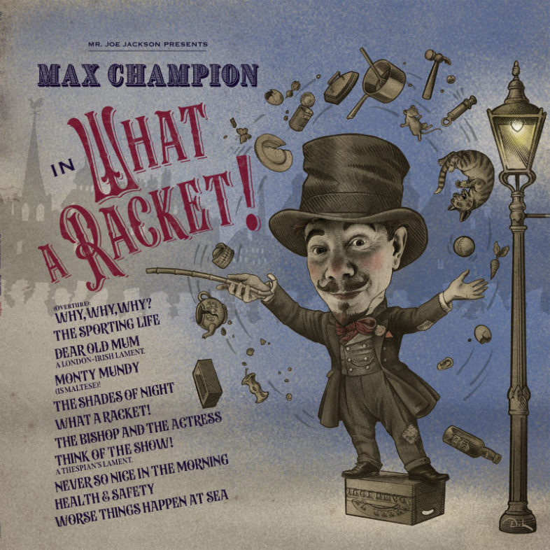 JOE JACKSON un nuovo album “What A Racket!” dedicato al mito del Music Hall MAX CHAMPION